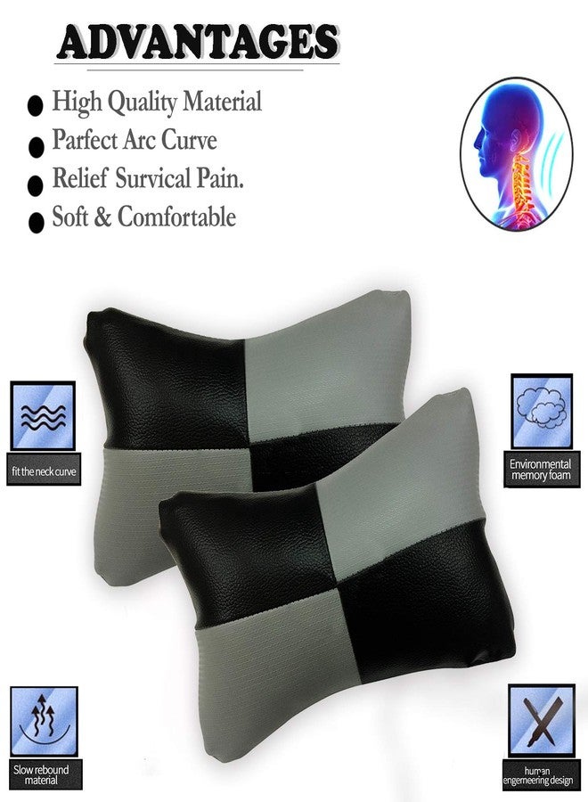 Adroitz Check Design Grey Car Seat Cushion for Swift_PR195 - Image 4